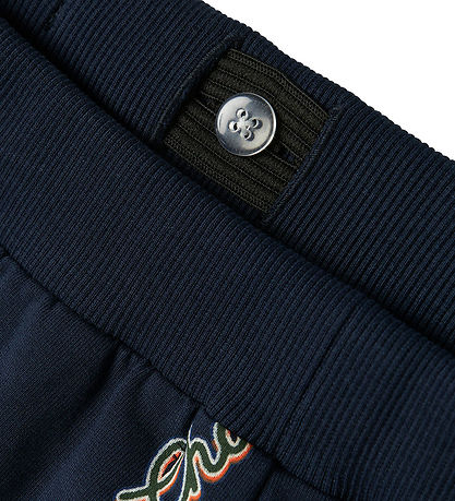 Name It Sweatpants - NmmLeland - Navy Blazer w. Print