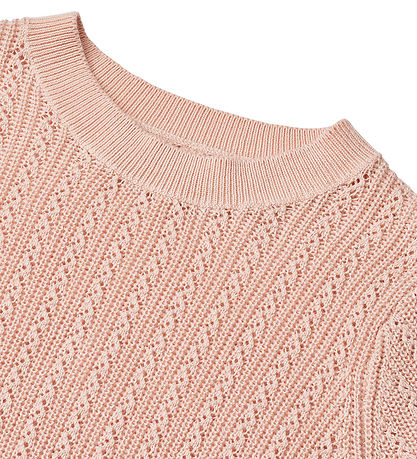 Wheat T-shirt - Stickad - Alva - Powder