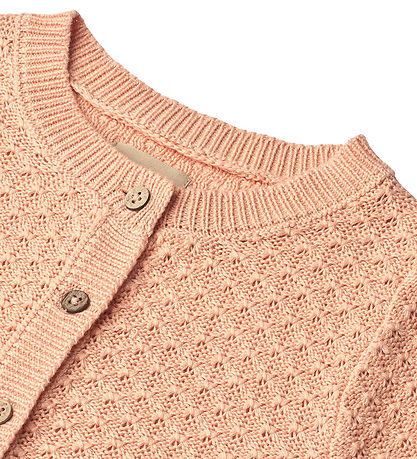 Wheat Cardigan - Prjónað - Magnella - Pink Sand