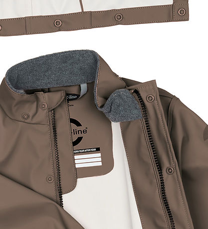 Mikk-Line Regenkleidung m. Träger - PU - Chocolate Chip