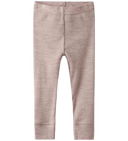 Name It Leggings - Rib - Noos - NbnWax - Shadow Grey