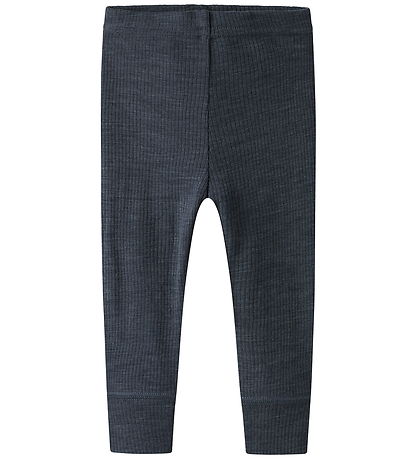 Name It Leggings - Wool - Rib - Noos - NbnWax - Ombre Blue