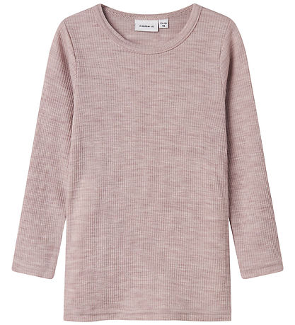Name It Bluse - Wolle - Rib - Noos - NmnWax - Shadow Grau