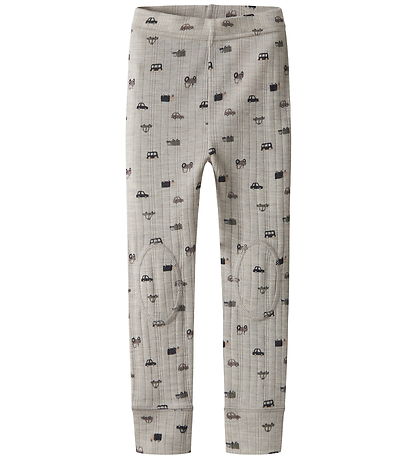 Name It Leggings - Wolle - Noos - NmmWang - Perlmutt Cloud/Small