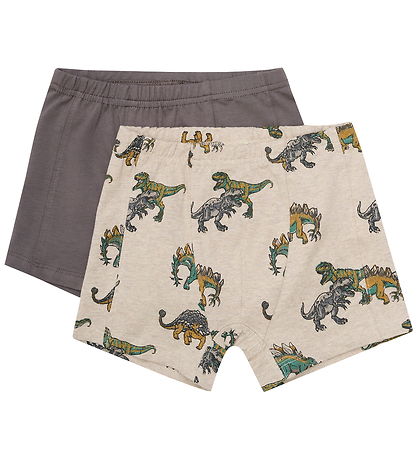Minymo Boxershorts - 2er-Pack - Beige Melange