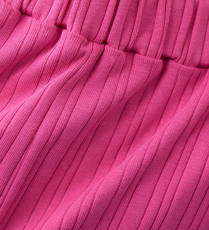 Minymo Hosen - Rib - Fuchsia Fedora