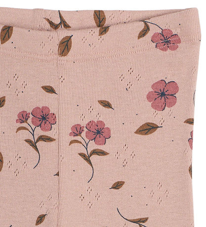 The New Pointelle Leggings - TnsbPicole - Adobe Rose AOP
