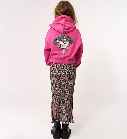 The New Skirt - TnPet - Feather Gray AOP