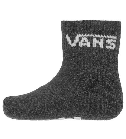 Vans Sokken - 2-pack - Classic+ Crew - Zwart/Grijs
