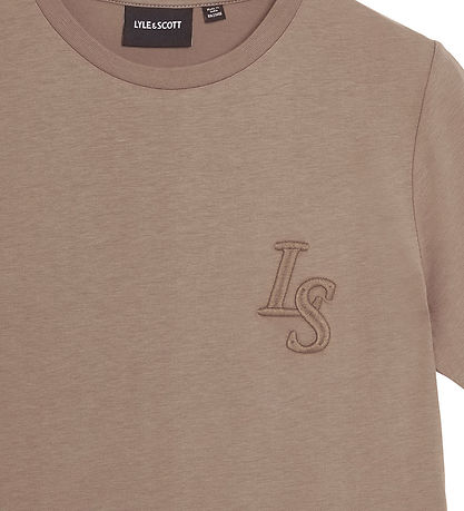 Lyle & Scott T-Shirt - Monogramm - Tigerauge