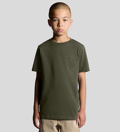 Lyle & Scott T-shirt - Embossed Eagle - Deep Depths