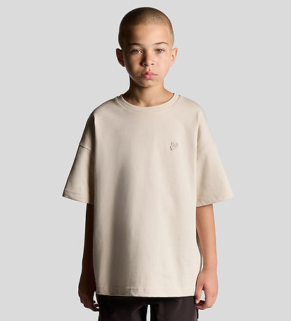 Lyle & Scott T-Shirt - Zwaargewicht - Plamuur
