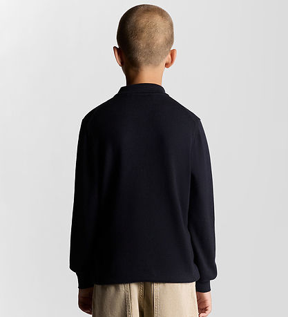 Lyle & Scott Pólóbolur - Prjónað - Dark Dökkblátt