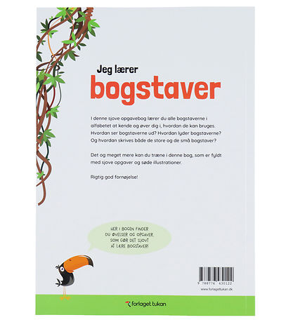 Forlaget Tukan Activity Book - I Teach Letters - Danish