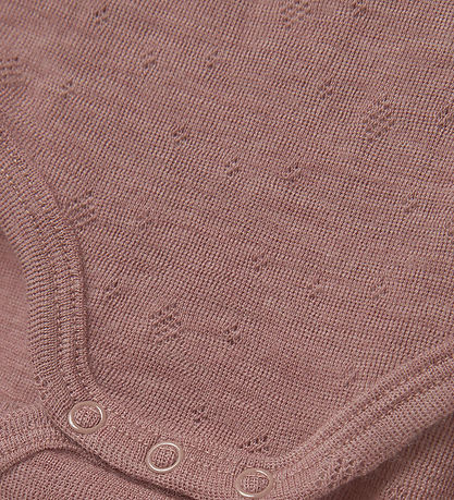 Name It Bodysuit l/s - Wool - Noos - NbfWang - Antler