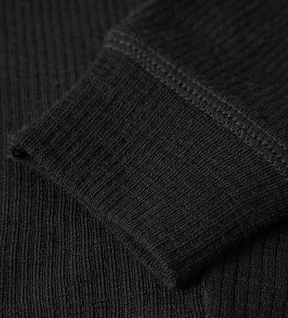 Name It Leggings - Wool - Rib - Noos - NbnWax - Black