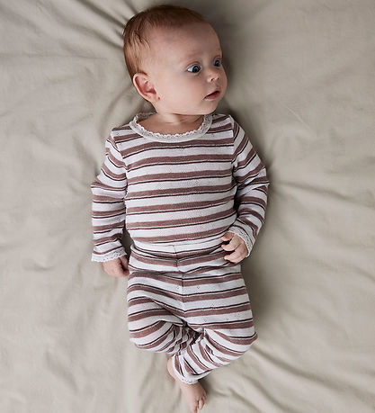 Name It Leggings - Wool - Noos - NbfWang - Antler/Snow White