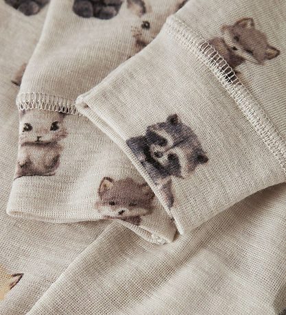 Name It Leggings - ull - NbmWang - Pétrónusótt Cloud/Forest Anim