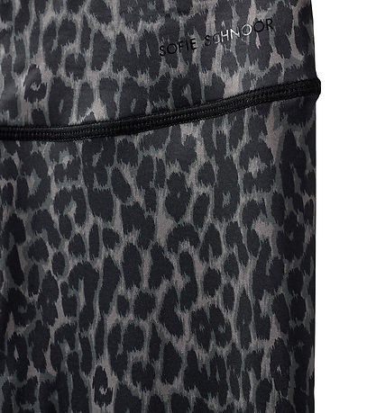 Sofie Schnoor Leggings - Avalinasy - Grey Leopard