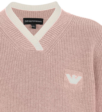 Emporio Armani Blússa - Prjónað - Glansað Lilac