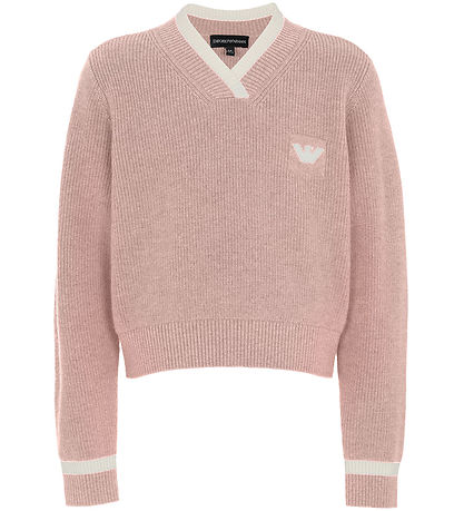 Emporio Armani Blússa - Prjónað - Glansað Lilac