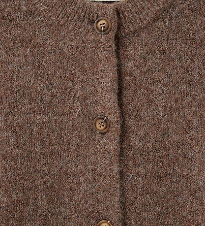Sofie Schnoor Cardigan - Prjónað - MauraSY - Brown Melange