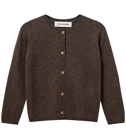 Sofie Schnoor Cardigan - Prjónað - Cisse - Brown Fudge