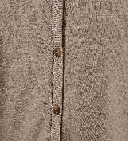 Sofie Schnoor Cardigan - Prjónað - Cisse - Brown Melange