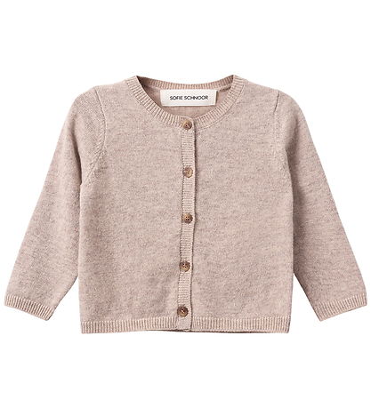 Sofie Schnoor Cardigan - Knitted - Wool - Cisse - Brown Melange