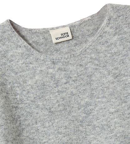 Sofie Schnoor T-shirt - Knitted - Cerin - Grey Melange