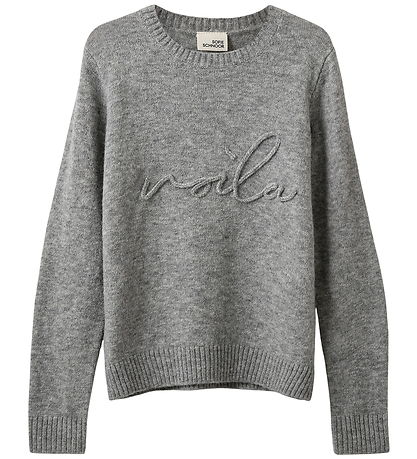Sofie Schnoor Blússa - Prjónað - Grey Melange