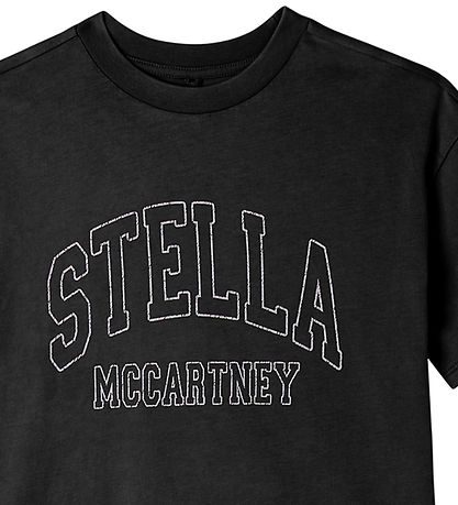 Stella McCartney Kids Stuttermabolur - Svart M. Prentað