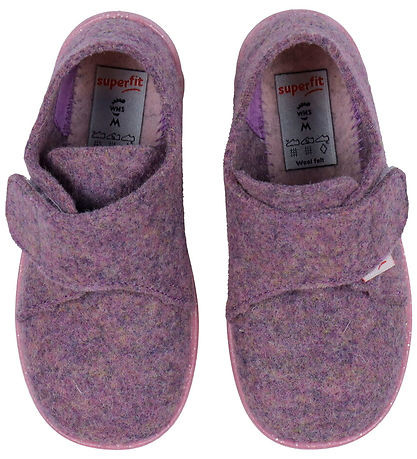 Superfit Slippers - Happy Octi - Wool - Lilac