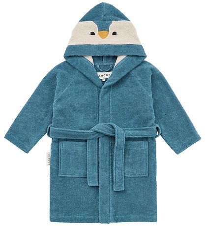 Liewood Badjas - Lily - Penguin - Zeezicht Mix