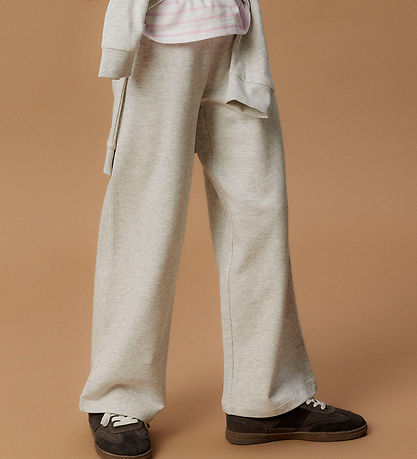 Name It Joggingbroek - NkfLiona - Light Grey Melange