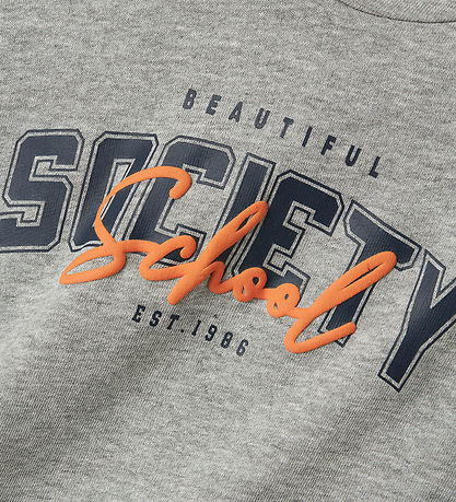 Name It Hoodie - NkmLucas - Grey Melange