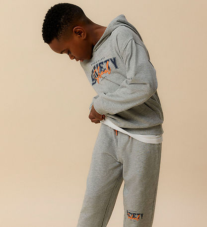 Name It Hoodie - NkmLucas - Grey Melange