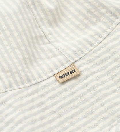Wheat Bucket Hat - Alec - Summer Blue Stripe
