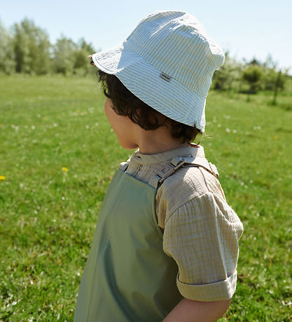Wheat Bucket Hat - Alec - Summer Blue Stripe