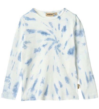 Wheat Bluse - Leibhöhe - Blue Tie Dye