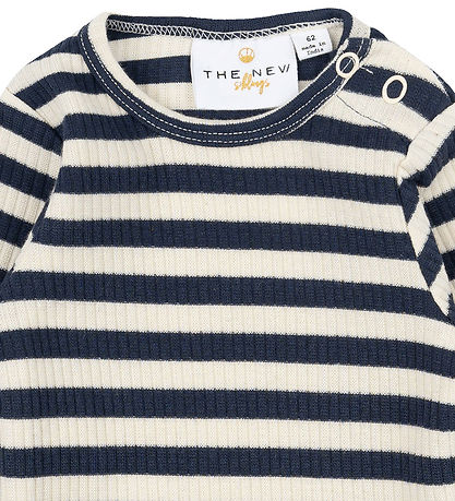 The New Siblings Bodysuit l/s - Rib - Tnsb -Fro - Mood Indigo St
