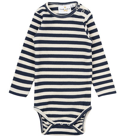 The New Siblings Bodysuit l/s - Rib - Tnsb -Fro - Mood Indigo St