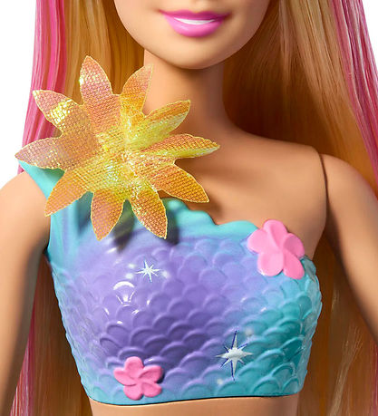 Barbie Dúkka - Blooming Töfrar White Mermaid Doll