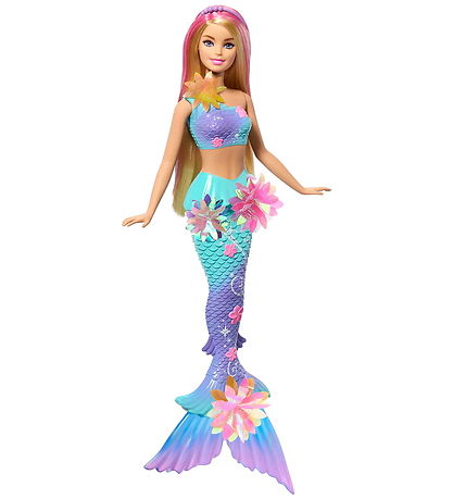 Barbie Dúkka - Blooming Töfrar White Mermaid Doll