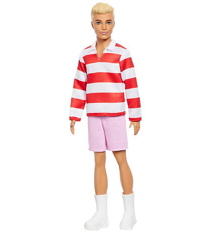 Barbie Puppe - Fashionista - Ken m. Rot & White Streifen