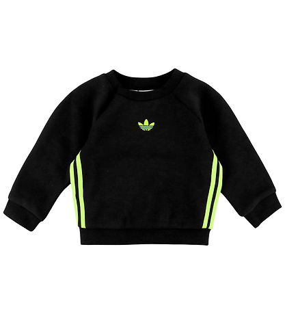 adidas Originals Sweat Set - Black/Signal Green