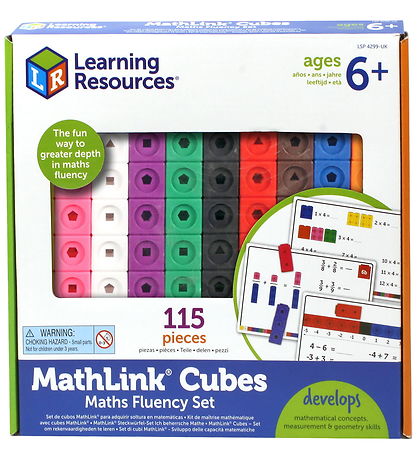 Learning Resources MathLink Cubes - Mathematics Lining Beginners