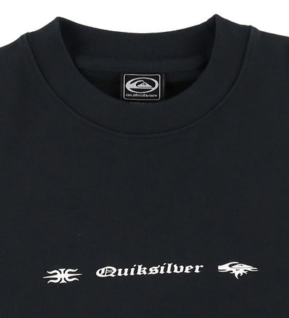 Quiksilver Sweatshirt - Openbar - Schwarz/Grau Meliert