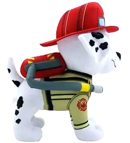 Paw Patrol Soft Toy - Fire Rescue Deluxe - 30 cm - Marshall