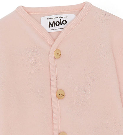 Molo Cardigan - Wool fleece - Umber - Wild Rose